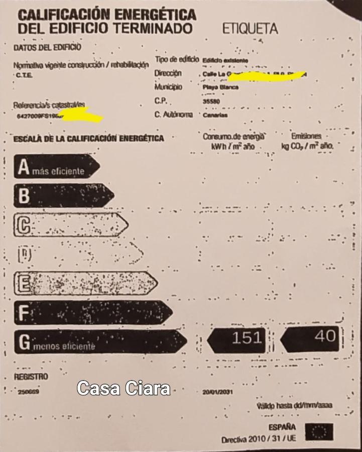 Vivienda Vacacional Casa Ciara ปลายาบลังกา ภายนอก รูปภาพ